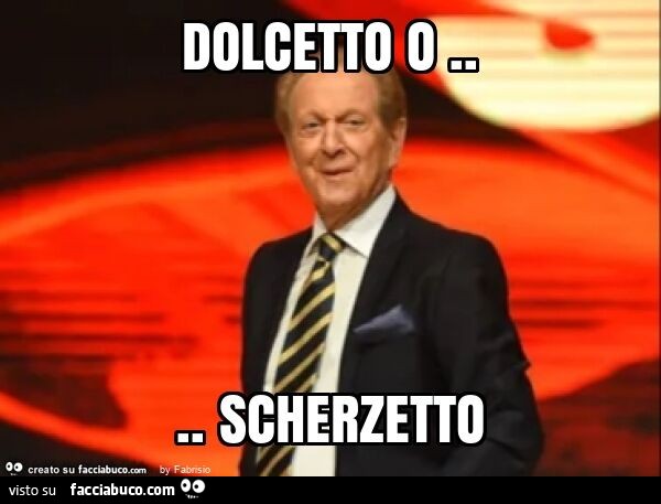 Dolcetto o… scherzetto