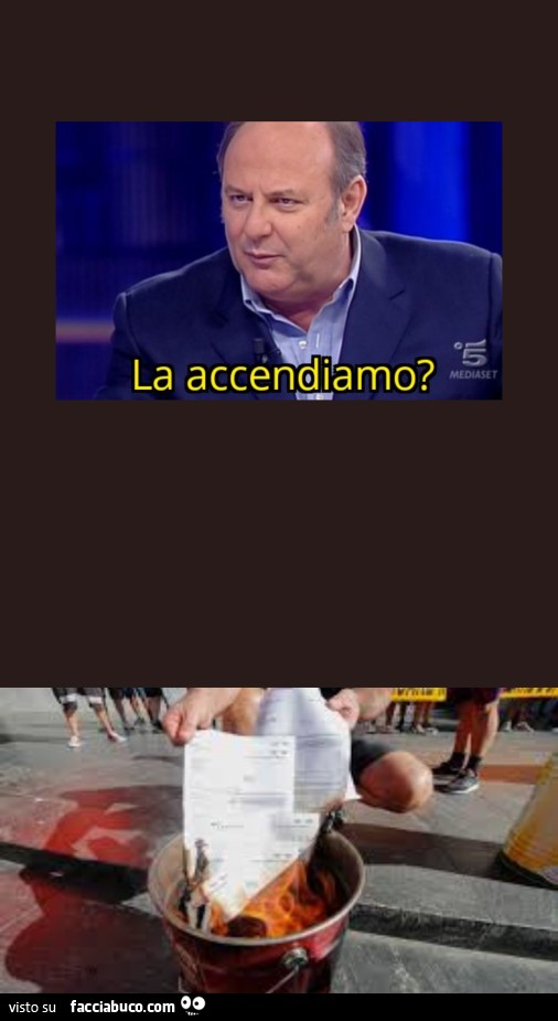 La accendiamo?