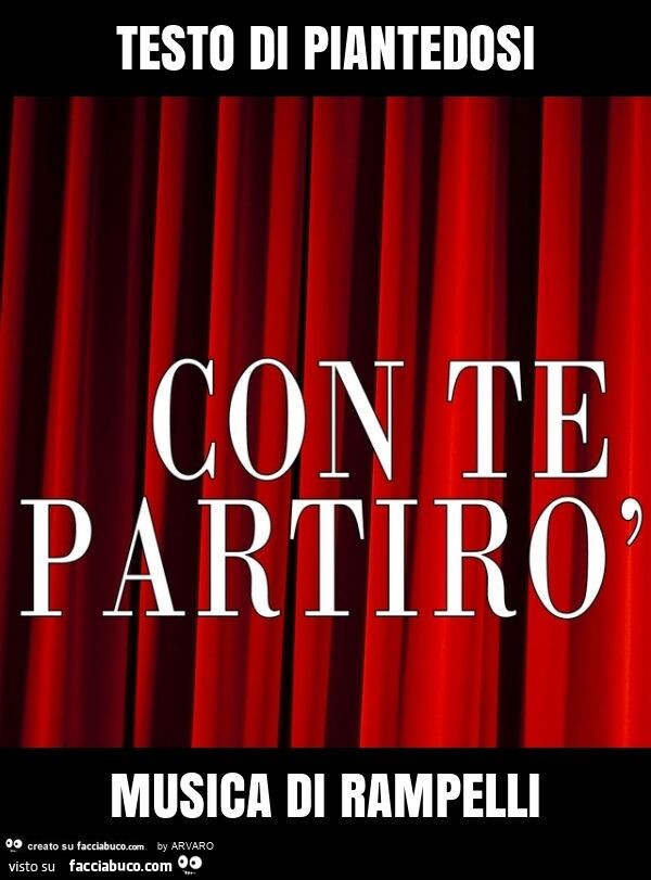 Testo di piantedosi musica di rampelli