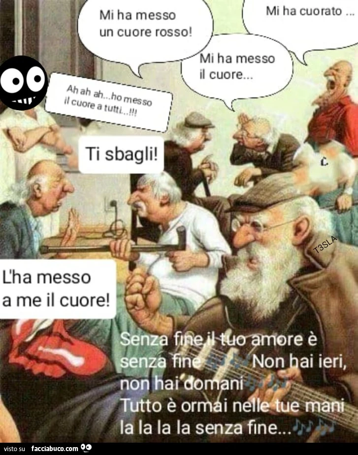 Anziani innamorati