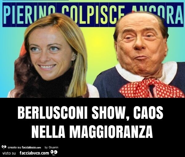 Berlusconi show, caos nella maggioranza
