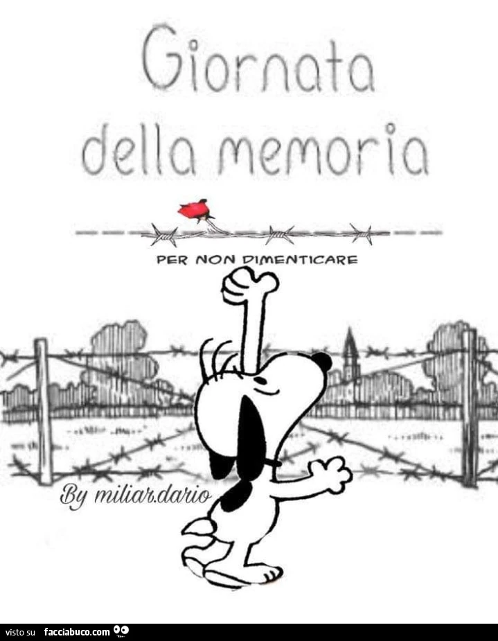 Giornata della memoria per non dimenticare