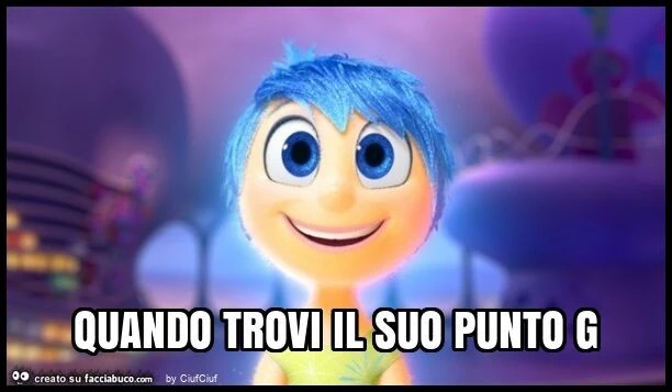Quando trovi il suo punto g