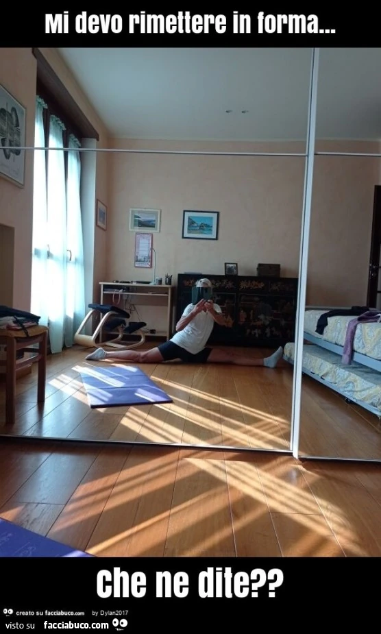 Mi devo rimettere in forma&hellip; che ne dite?