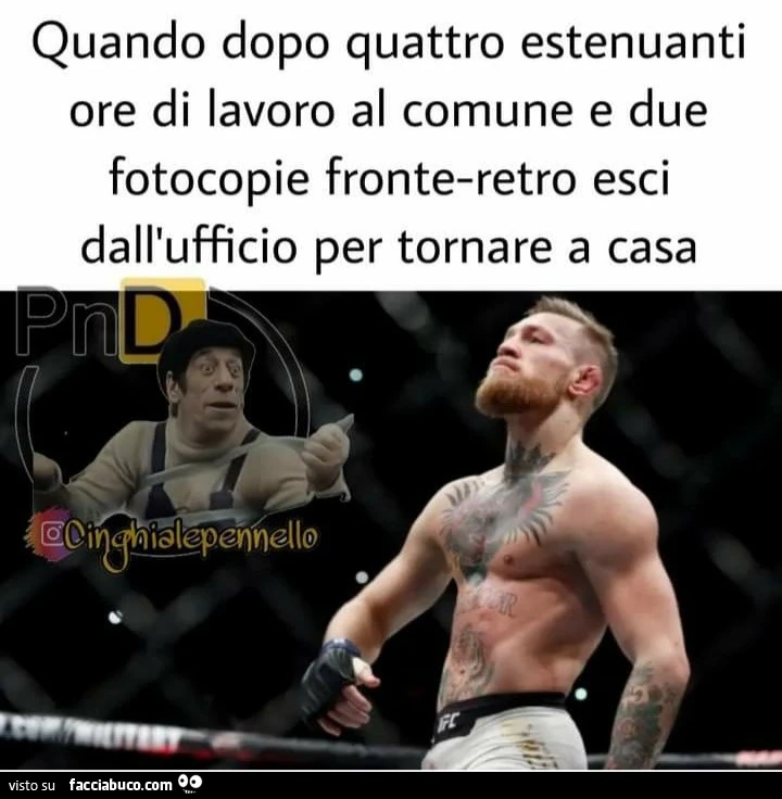 Quando dopo quattro estenuanti ore di lavoro al comune