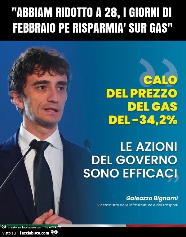 "abbiam ridotto a 28, i giorni di febbraio pe risparmià sur gas"