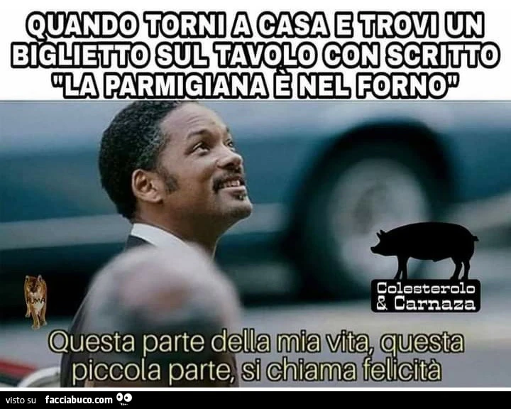 Quando torni a casa e trovi un biglietto sul tavolo