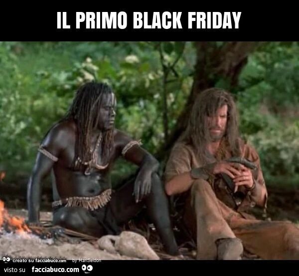 Il primo black friday