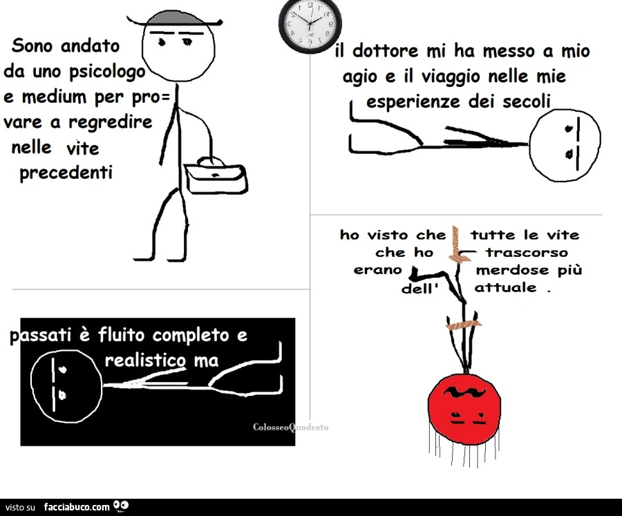 Sono andato da uno psicologo e medium per provare a regredire nelle vite precedenti