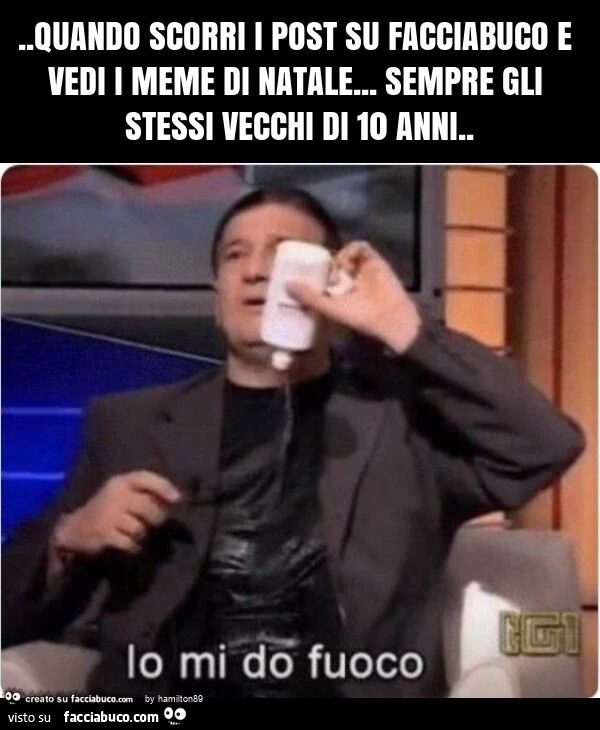 Quando scorri i post su facciabuco e vedi i meme di natale&hellip; sempre gli stessi vecchi di 10 anni