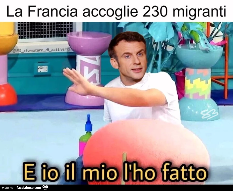 E io il mio l'ho fatto