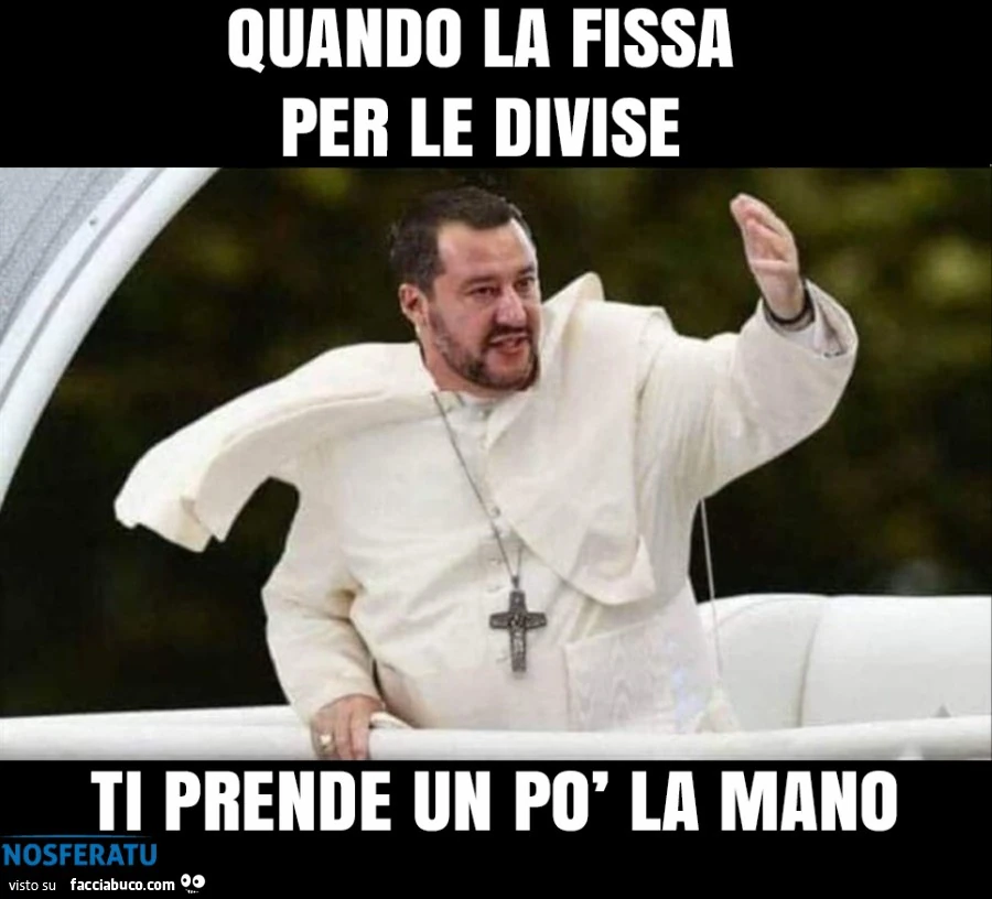 Quando hai la fissa per le divise