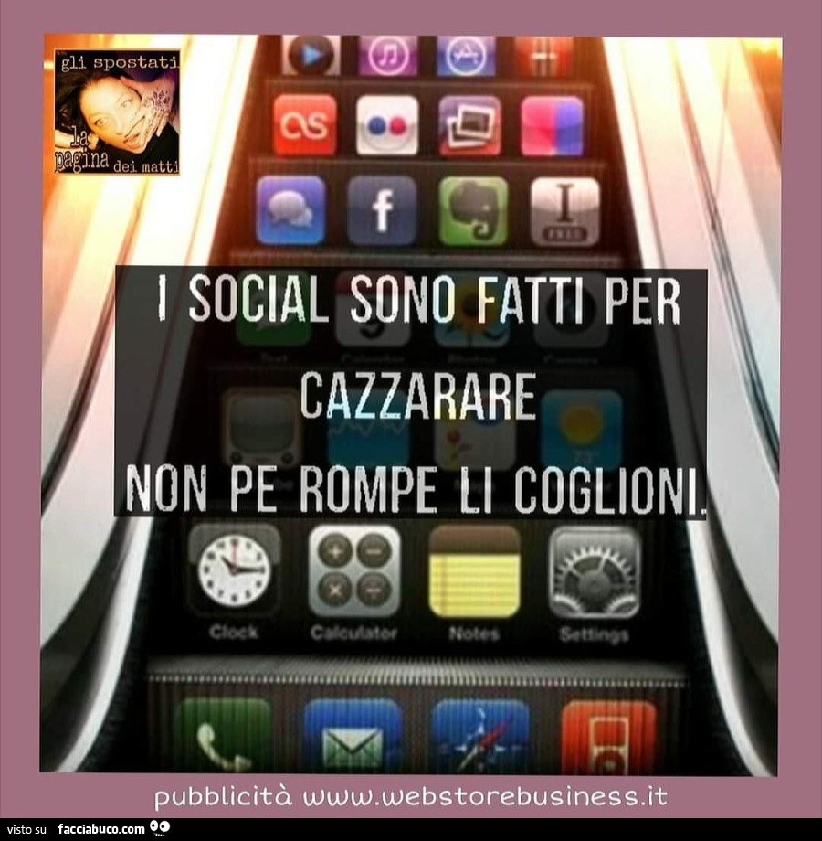 Rompicoglioni nei Social