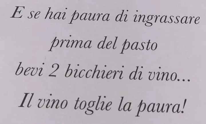 Paura di ingrassare