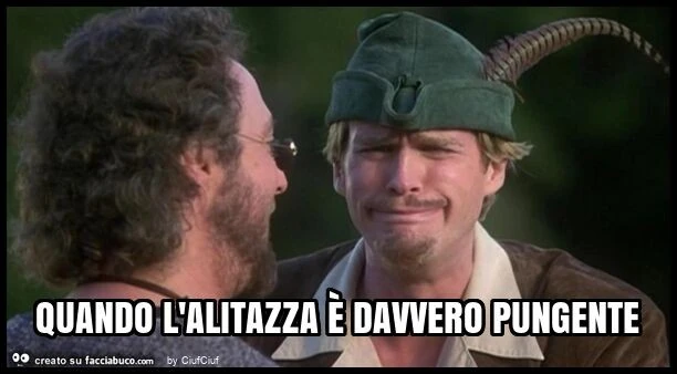 Quando l'alitazza è davvero pungente