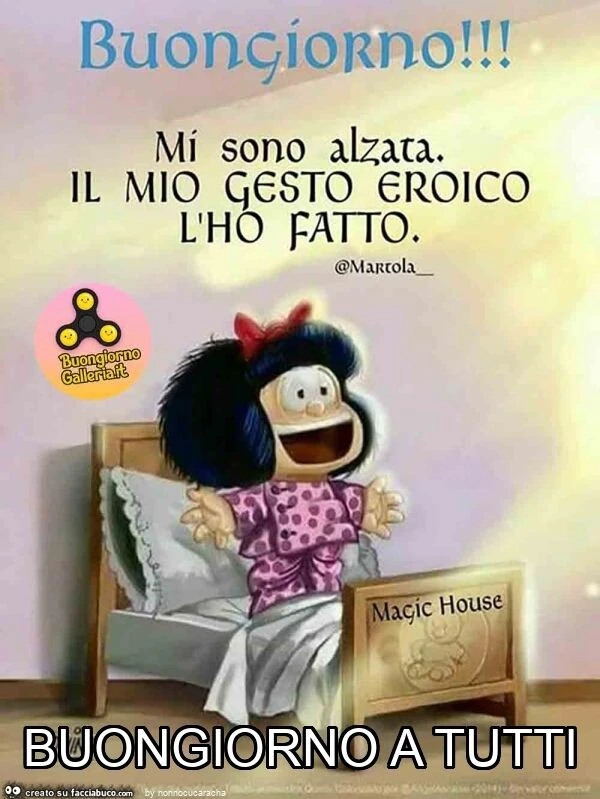 Buongiorno a tutti