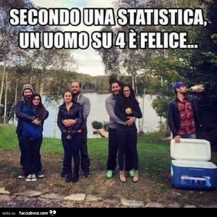 Statistiche felicità uomini