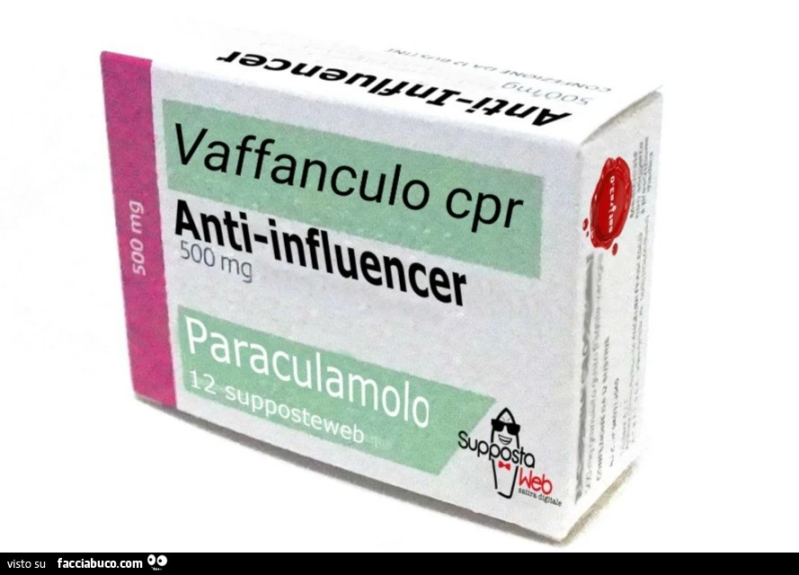 Vaffanculo cpr Anti-influencer