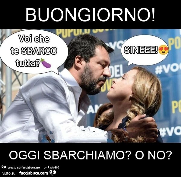 Buongiorno! Oggi sbarchiamo? O no?