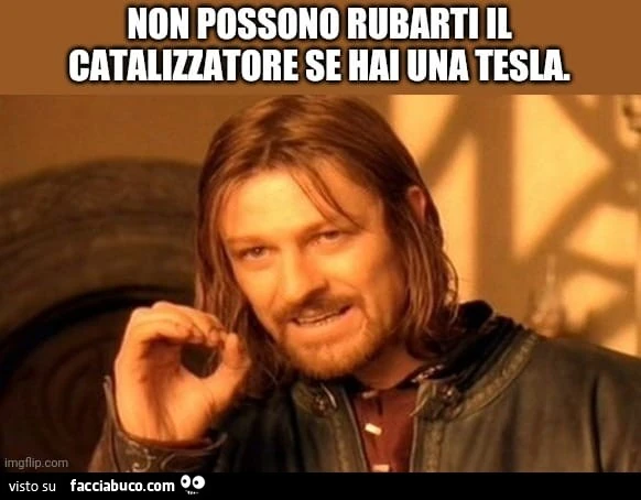 Non possono rubarti il catalizzatore se hai una tesla