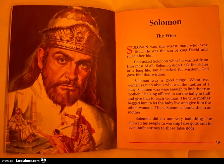 Solomon the wise