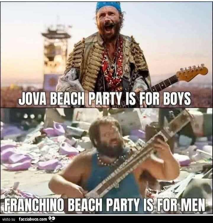 Jova beach party is for boys