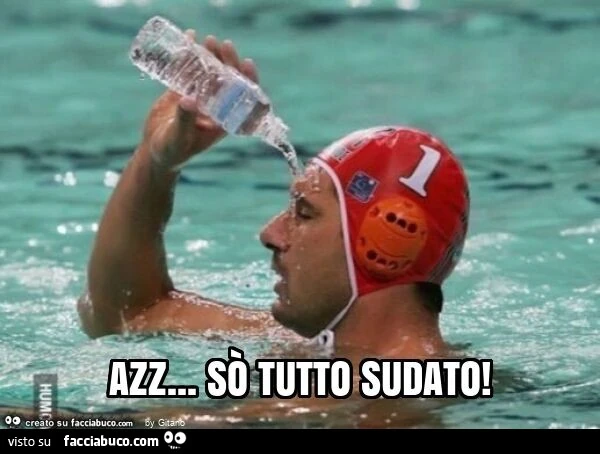 Azz&hellip; sò tutto sudato