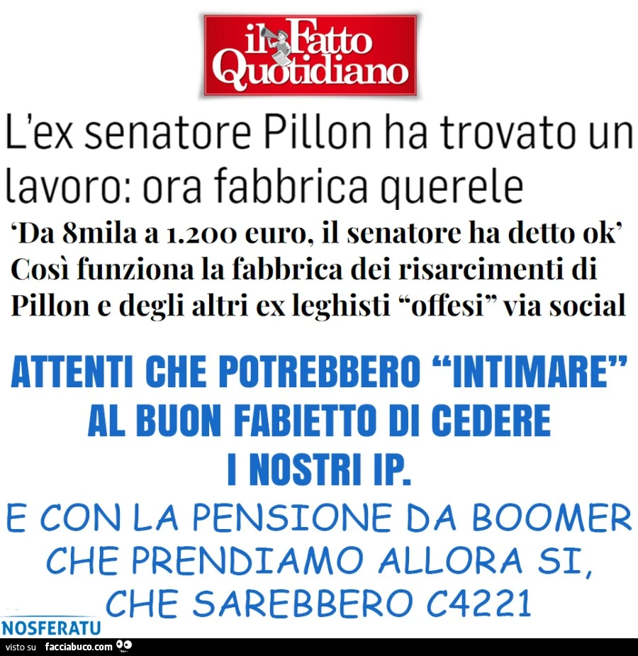 Pillon querela tutti
