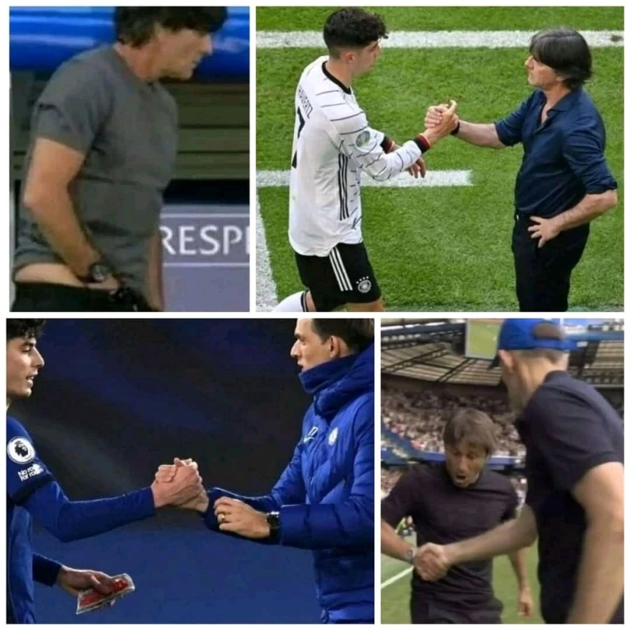 Joachim Löw, Kai Havertz, Thomas Tuchel e infine Antonio Conte