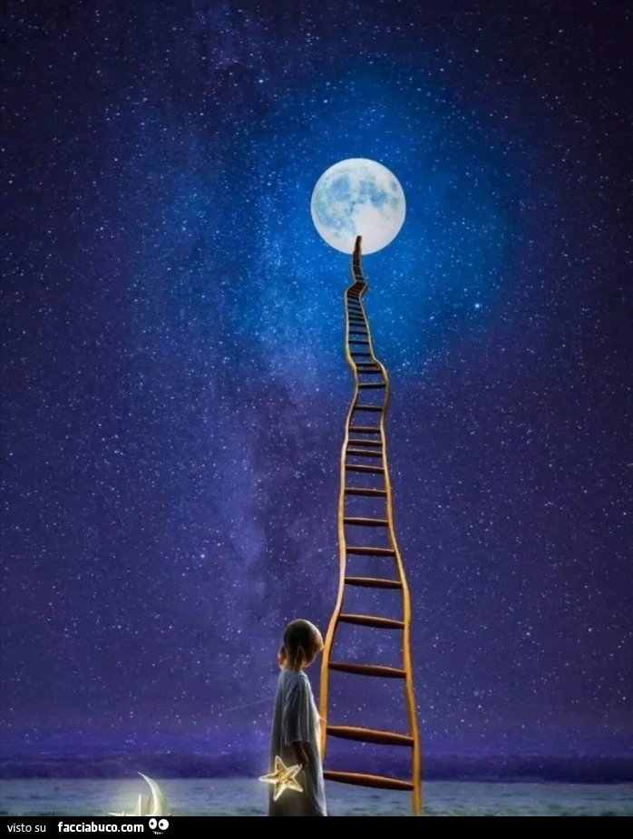 Scala per la luna