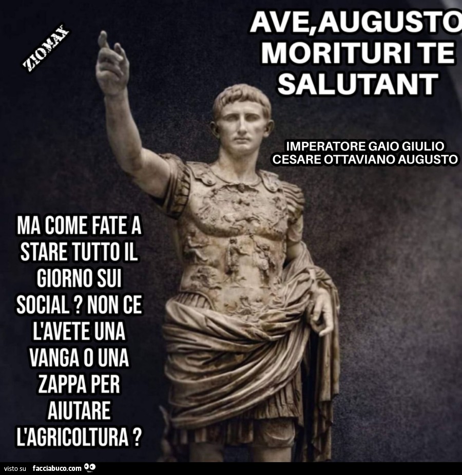 Ehm! Lo sapevate che è grazie all'imperatore Augusto se festeggiamo