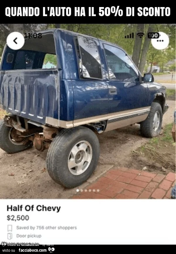 Quando l'auto ha il 50% di sconto