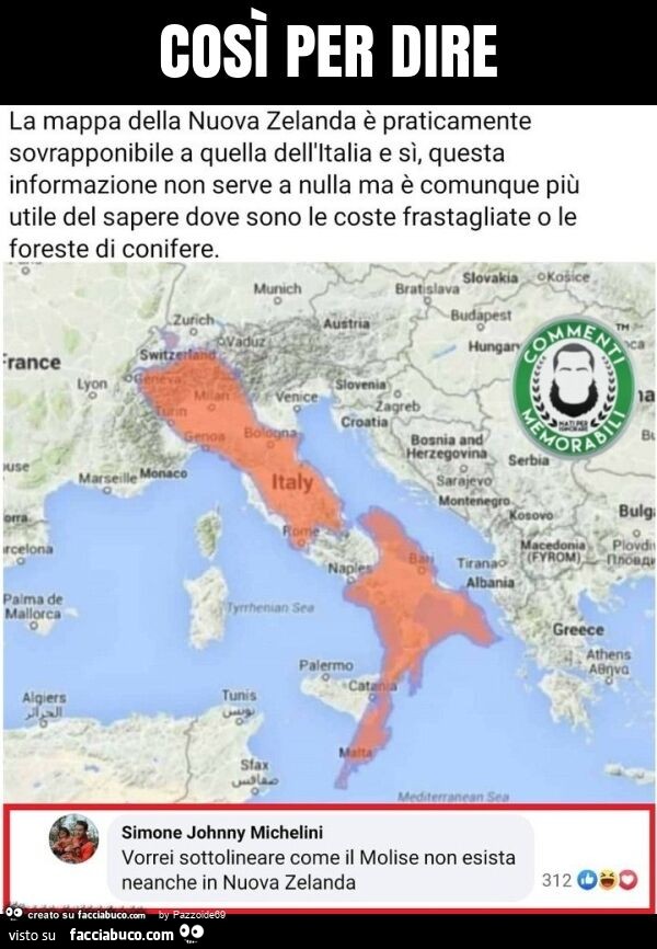 Così per dire