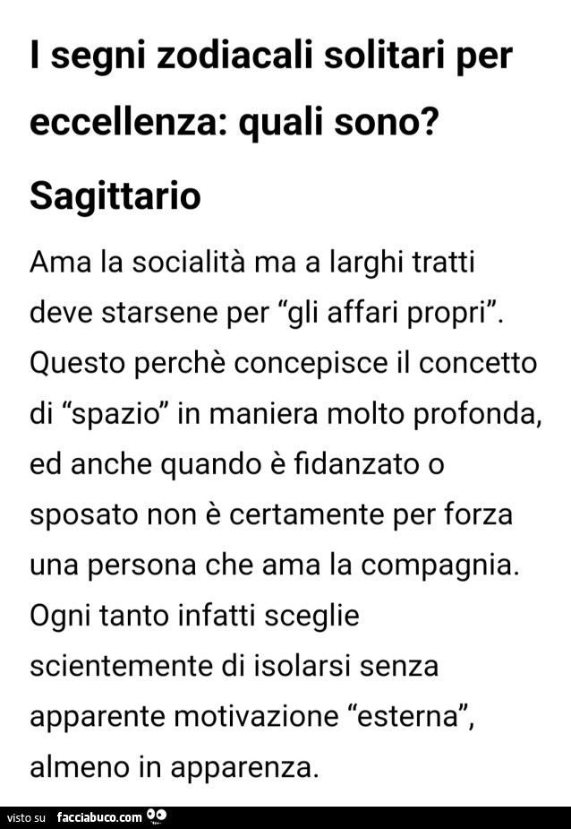 I segni zodiacali solitari per eccellenza: quali sono?