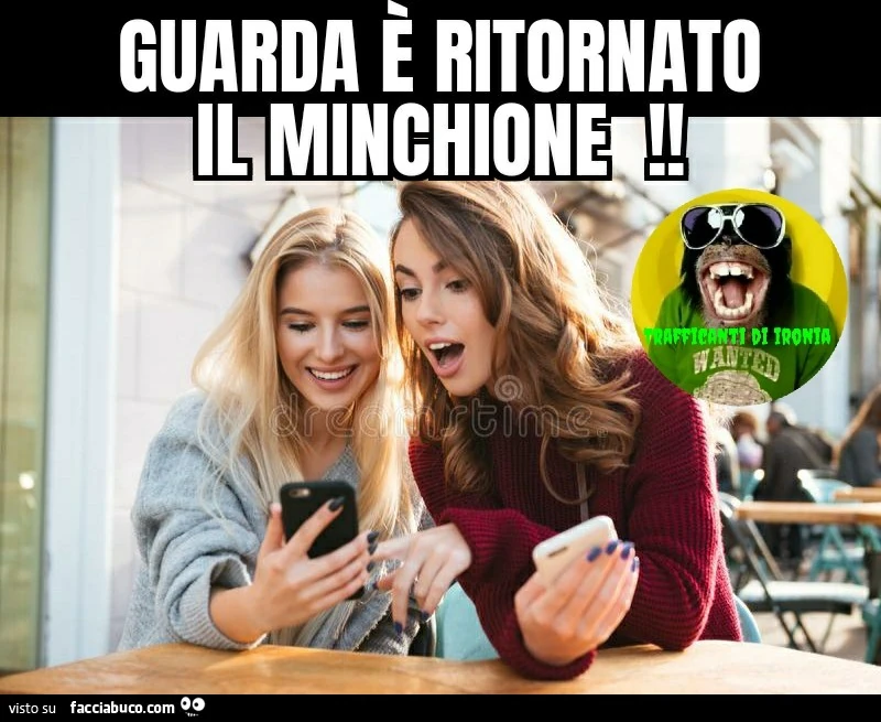 Guarda è ritornato il minchione