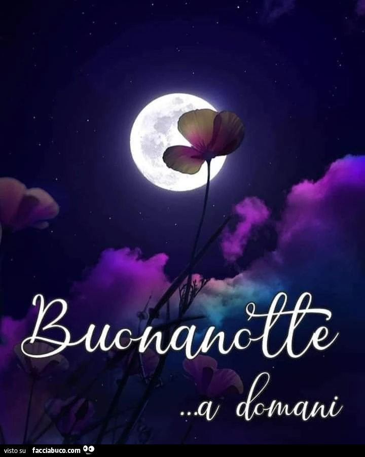 Buonanotte a domani