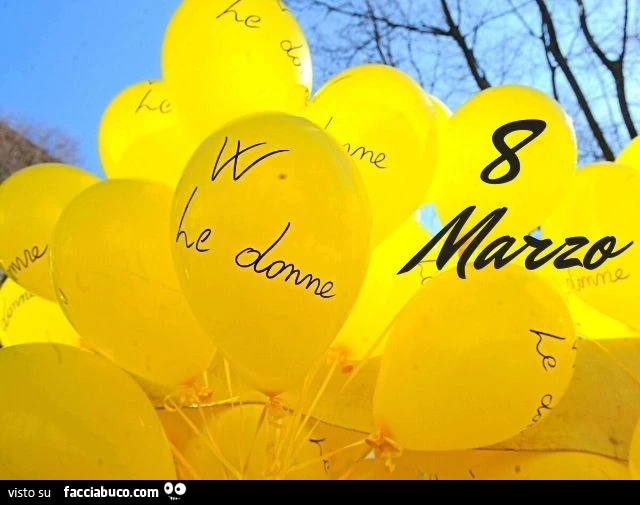 W le donne 8 marzo