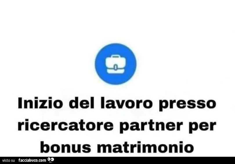 Inizio del lavoro presso ricercatore partner per bonus matrimonio