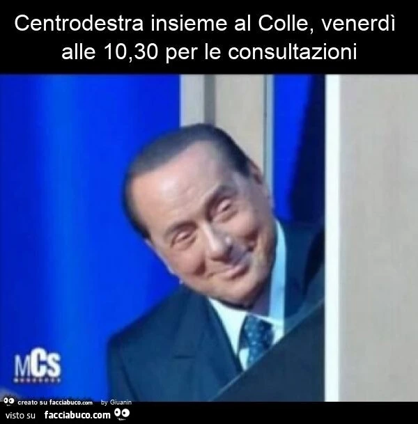 Centrodestra insieme al colle, venerdì alle 10,30 per le consultazioni