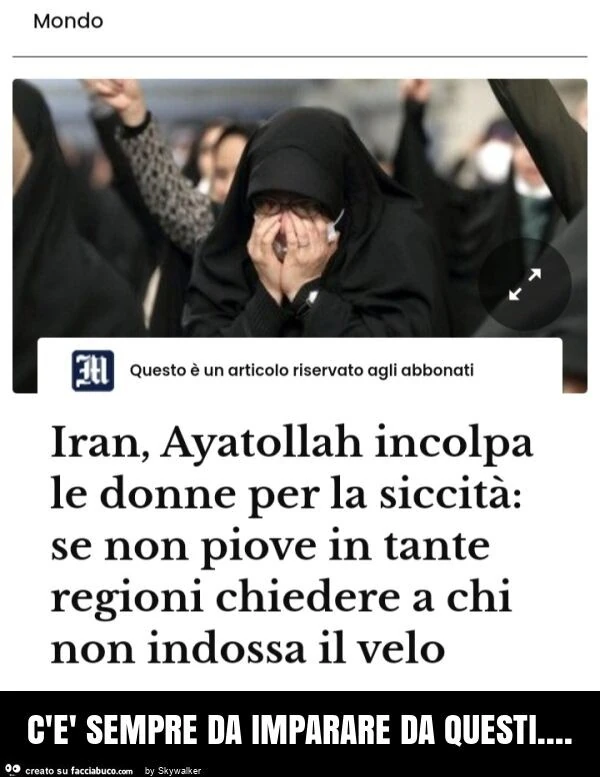 C'è sempre da imparare da questi