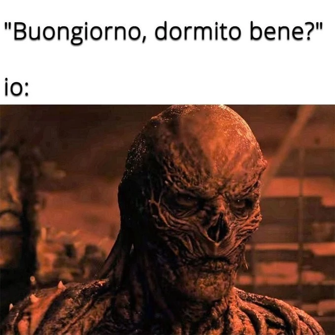 Buongior&hellip; ah no