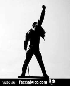 Freddy Mercury da dietro