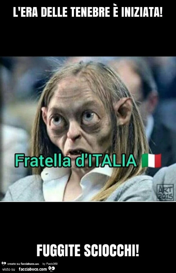 L'era delle tenebre è iniziata! Fuggite sciocchi