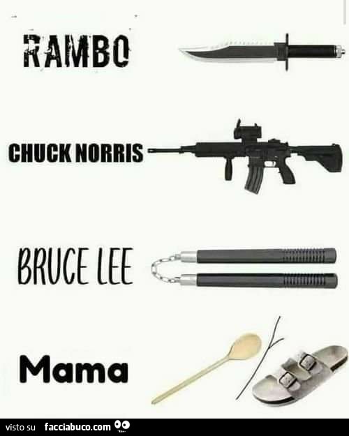 Rambo chuck norris bruce lee mama