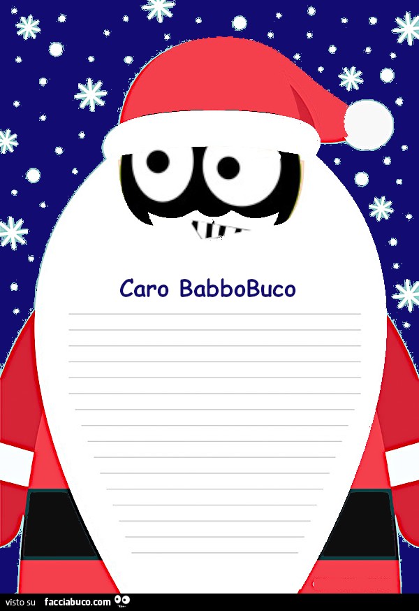 Scrivete le vostre letterine a BabboBuco