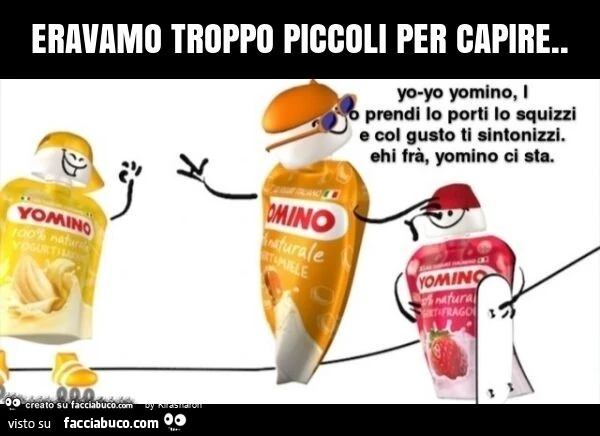 Eravamo troppo piccoli per capire