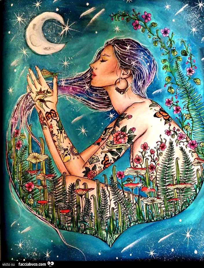 "… e la luna sia ancora luminosa". Lord Byron Ill. A. S. Ferreira