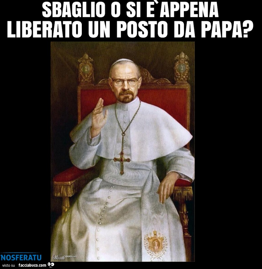 Il nuovo papa si chiamerà Cristallino 1°