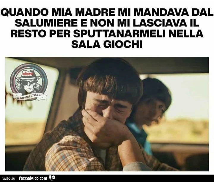 Quando mia madre mi mandava dal salumiere e non mi