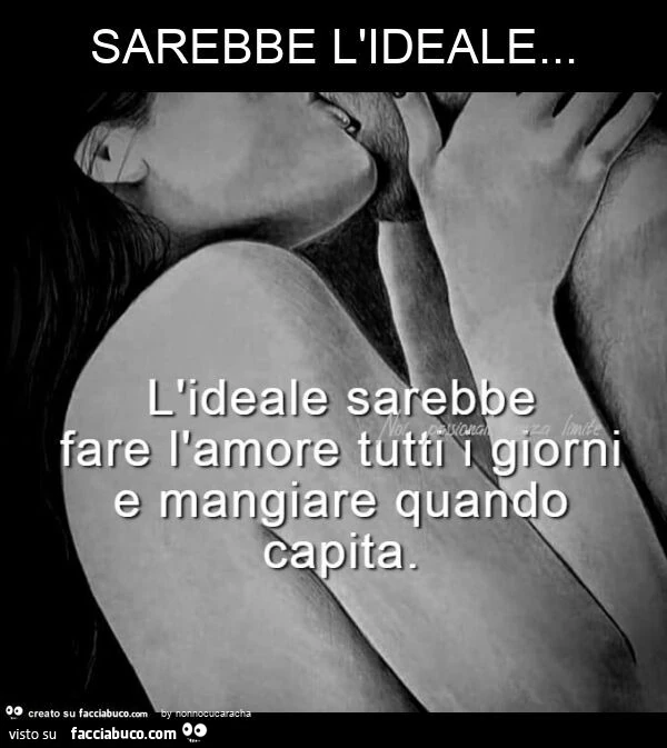 Sarebbe l'ideale